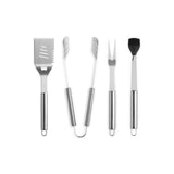 Le Creuset Set of 4 Stainless Steel BBQ tools and Carry Bag