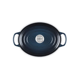 Le Creuset Signature Cast Iron Oval Casserole 29cm In Nuit