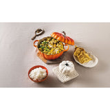 Le Creuset Signature Cast Iron Pumpkin Casserole (24cm) In Garnet