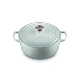 Le Creuset Signature Cast Iron Round Casserole 20cm In Sea Salt