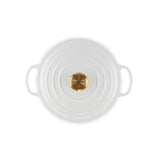 Le Creuset Signature Cast Iron Round Casserole 20cm White