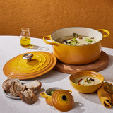 Le Creuset Signature Cast Iron Round Casserole 28cm in Nectar