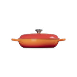 Le Creuset Signature Cast Iron Shallow Casserole In Volcanic, 30cm