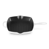 Le Creuset Signature Cast Iron Square Grillit 26cm In White