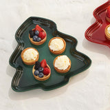 Le Creuset Stoneware 19cm Christmas Tree Plate
