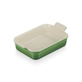 Le Creuset Stoneware 26cm Heritage Rectangular Dish Bamboo Green