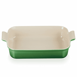 Le Creuset Stoneware 32cm Heritage Rectangular Dish Bamboo Green