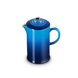 Le Creuset Stoneware Cafetiere with Metal Press, 1L In Azure