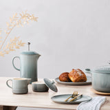 Le Creuset Stoneware Cafetiere with Metal Press 1L In Sea Salt