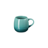 Le Creuset Stoneware Coupe Mug In Bleu Riviera, 0.32L
