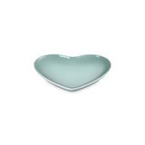 Le Creuset Stoneware Heart Plate, 23cm In Sea Salt