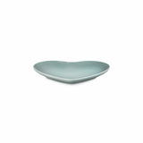 Le Creuset Stoneware Heart Plate, 23cm In Sea Salt