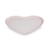 Le Creuset Stoneware Heart Serving Platter 32cm In Shell Pink