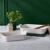 Le Creuset Stoneware Heritage Rectangular Dish 26cm White