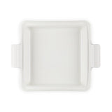 Le Creuset Stoneware Heritage Square Dish with Lid In Meringue, 1.9L