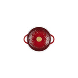 Le Creuset Stoneware Holly Petite Casserole in Cerise