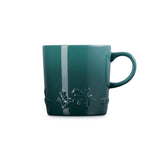 Le Creuset Stoneware Holly Relief 350ml Mug In Artichaut