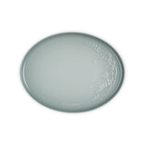 Le Creuset Stoneware Jardin Oval Serving Platter 36cm In Sea Salt