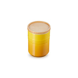 Le Creuset Stoneware Medium Storage Jar with Wooden Lid in Nectar