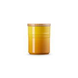 Le Creuset Stoneware Medium Storage Jar with Wooden Lid in Nectar