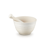Le Creuset Stoneware Pestle and Mortar In Meringue