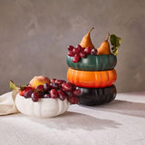 Le Creuset Stoneware Pumpkin Bowl In Forêt