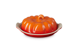 Le Creuset Stoneware Pumpkin Butter Dish Volcanic