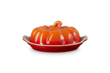 Le Creuset Stoneware Pumpkin Butter Dish Volcanic