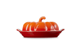 Le Creuset Stoneware Pumpkin Butter Dish Volcanic