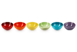 Le Creuset Stoneware Rainbow Set of 6 Cereal Bowls