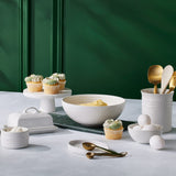 Le Creuset Stoneware Small Utensil Jar White