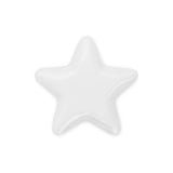 Le Creuset Stoneware Star Plate In White 20cm