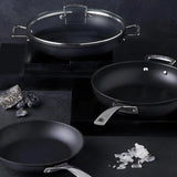 Le Creuset Toughened Non-Stick 26cm Shallow Casserole With Glass Lid