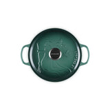 Le Creuset Wicked Collection Elphaba Embossed Round Casserole 24cm