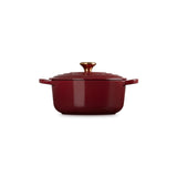 Le Creuset Cast Iron Round Casserole 20cm in Garnet