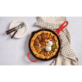 Le Creuset Cast Iron Round Skillet In Cerise