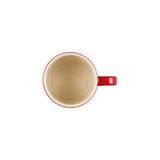 Le Creuset Stoneware Christmas Coffee Mug L'Etoile In Cerise