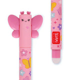 Legami Erasable Pink Ink Butterfly Pen