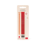 Legami Refill for Erasable Red Gel Pen Set of 3