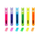 Legami Set of 6 Teddy's Mood Mini Highlighters