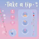 Legami Take a Tip Stackable Kitty Pencil with Eraser