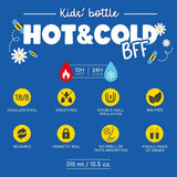 Legami Vacuum Bottle For Kids Hot&Cold BFF - Teddy Bear