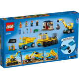 LEGO® City Construction Trucks and Wrecking Ball Crane