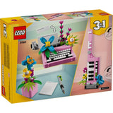 LEGO Creator 3-in-1 Typewriter with Flowers