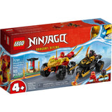 LEGO® NINJAGO® Kai and Ras’s Car and Bike Battle