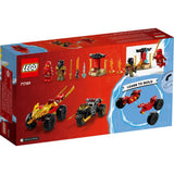 LEGO® NINJAGO® Kai and Ras’s Car and Bike Battle