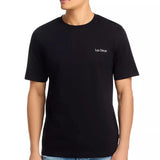 Le Deux Brady Graphic Tee In Black