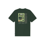 Le Deux T-Shirt Café In Pine Green