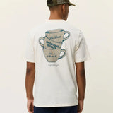 Les Deux Ben Artist T-Shirt in Eggnog White