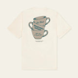 Les Deux Ben Artist T-Shirt in Eggnog White